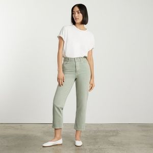 Everlane the Way High Jeans Light Green Size 31 Tall